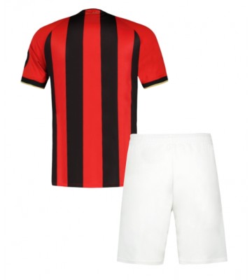 OGC Nice Hjemmebanetrøje Børn 2024-25 Kortærmet (+ Korte bukser)
